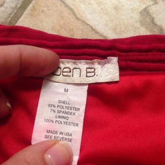 Arden B red Skirt - Picture 5 of 9